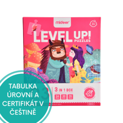 LEVEL UP! 03 - Dobrodružství princezen puzzle 3v1