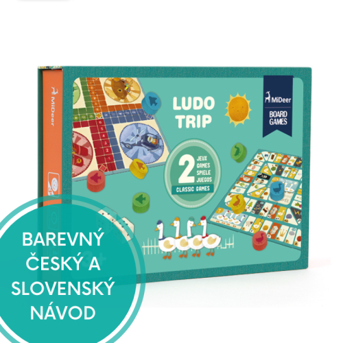 Společenská hra Ludo na cesty