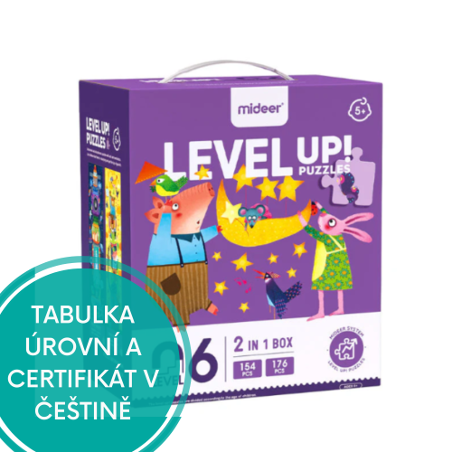 LEVEL UP! 06 - Wyobraź sobie świat puzzle 2w1