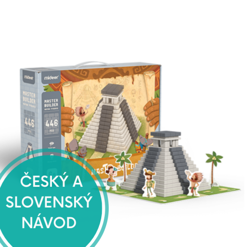 Stavebnice Mistr stavitel - Mayská pyramida 446 dílků