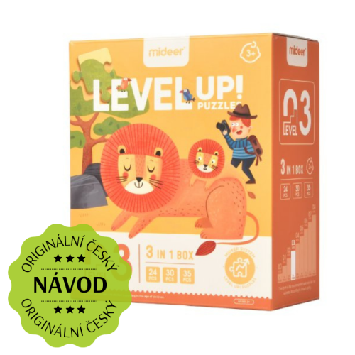 LEVEL UP! 03 - Zvířátka v přírodě - Puzzle