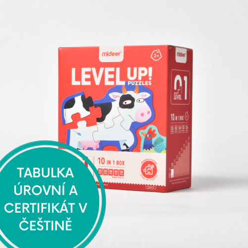 MiDeer LEVEL UP! 01 - Zvířátka - Puzzle