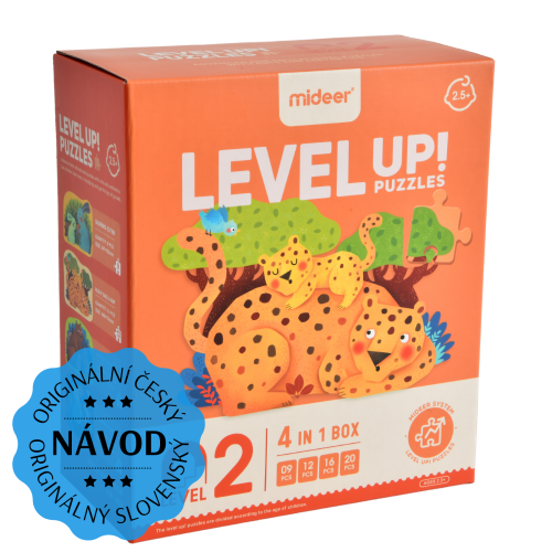 LEVEL UP! 02 - Zvířecí rodinky - Puzzle