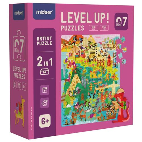 LEVEL UP! 07 - Umelecká séria puzzle 2v1