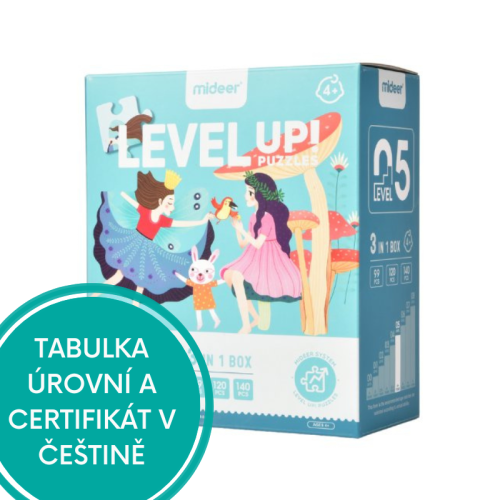 LEVEL UP! 05 - Kouzelný svět puzzle 3v1