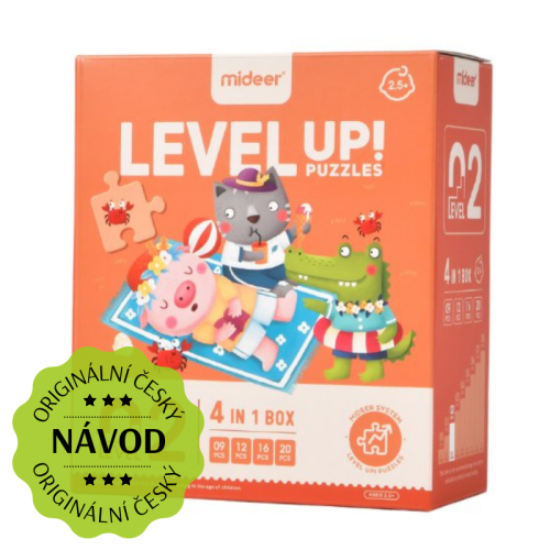 LEVEL UP! 02 - Roční období puzzle 4v1 verze 2022