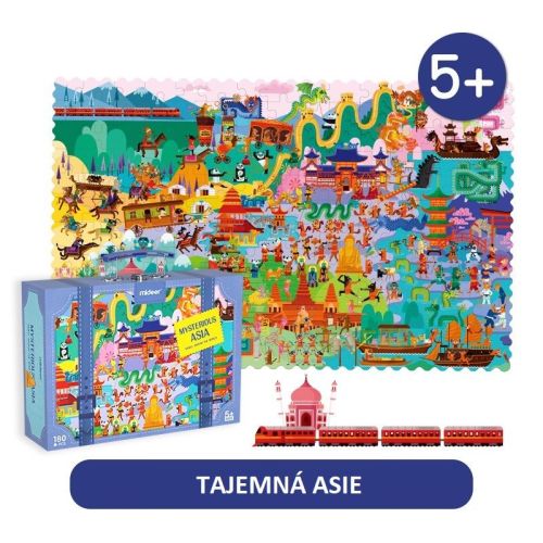 Tajemná Asie puzzle 180 ks