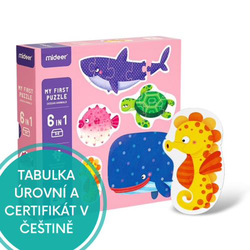 Moje prvé puzzle - Zvieratká v oceáne - 25 dielikov