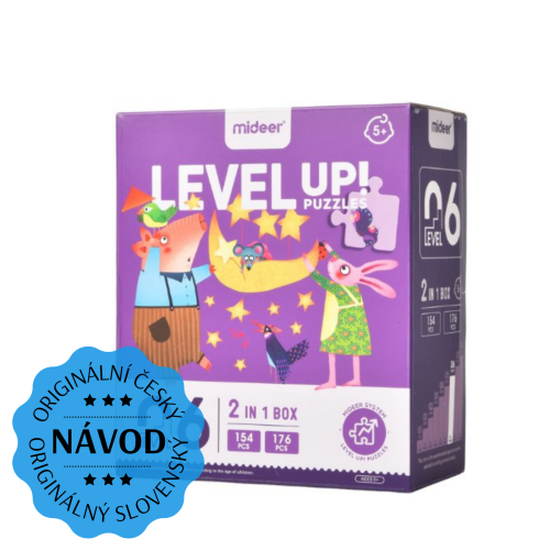 LEVEL UP! 06 - Wyobraź sobie świat puzzle 2w1 wersja 2022