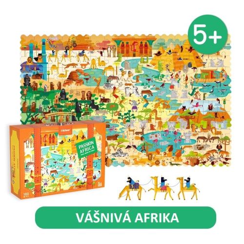 Pasjonująca Afryka puzzle 180 szt.