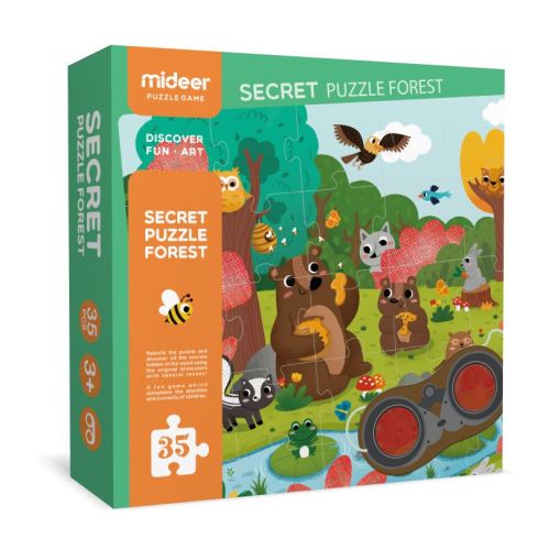 Detektivní puzzle - Tajemný les - 35 dílků (verze 2020)