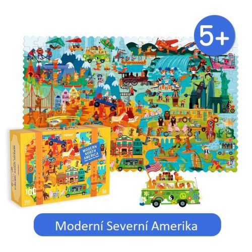 Puzzle modernes Nordamerika 180 Teile