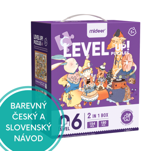 LEVEL UP! 06 - Zvieratká a sny puzzle 2v1