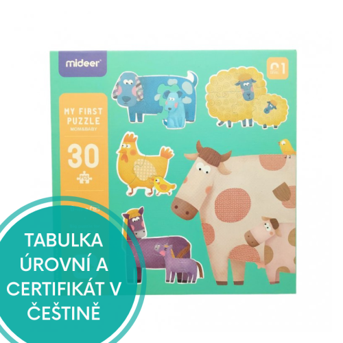 Moje pierwsze puzzle - Mama i dziecko - 30 szt.