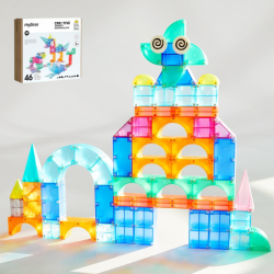 Moja prvá magnetická stavebnica Kocky 46 ks