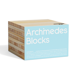 ARCHIMEDES BLOCKS wooden building blocks 50 pcs