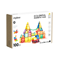 Barevná magnetická stavebnice - 100 ks
